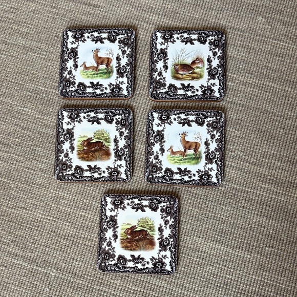 Spode Other - Spode Vintage Animal Print Coasters Set